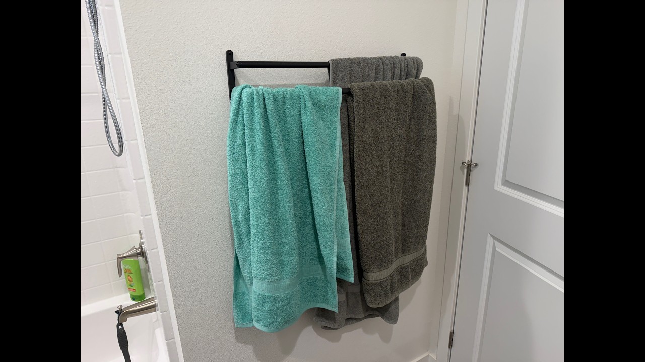 Double Towel Bar, 24Inch Towel Rack for Bathroom