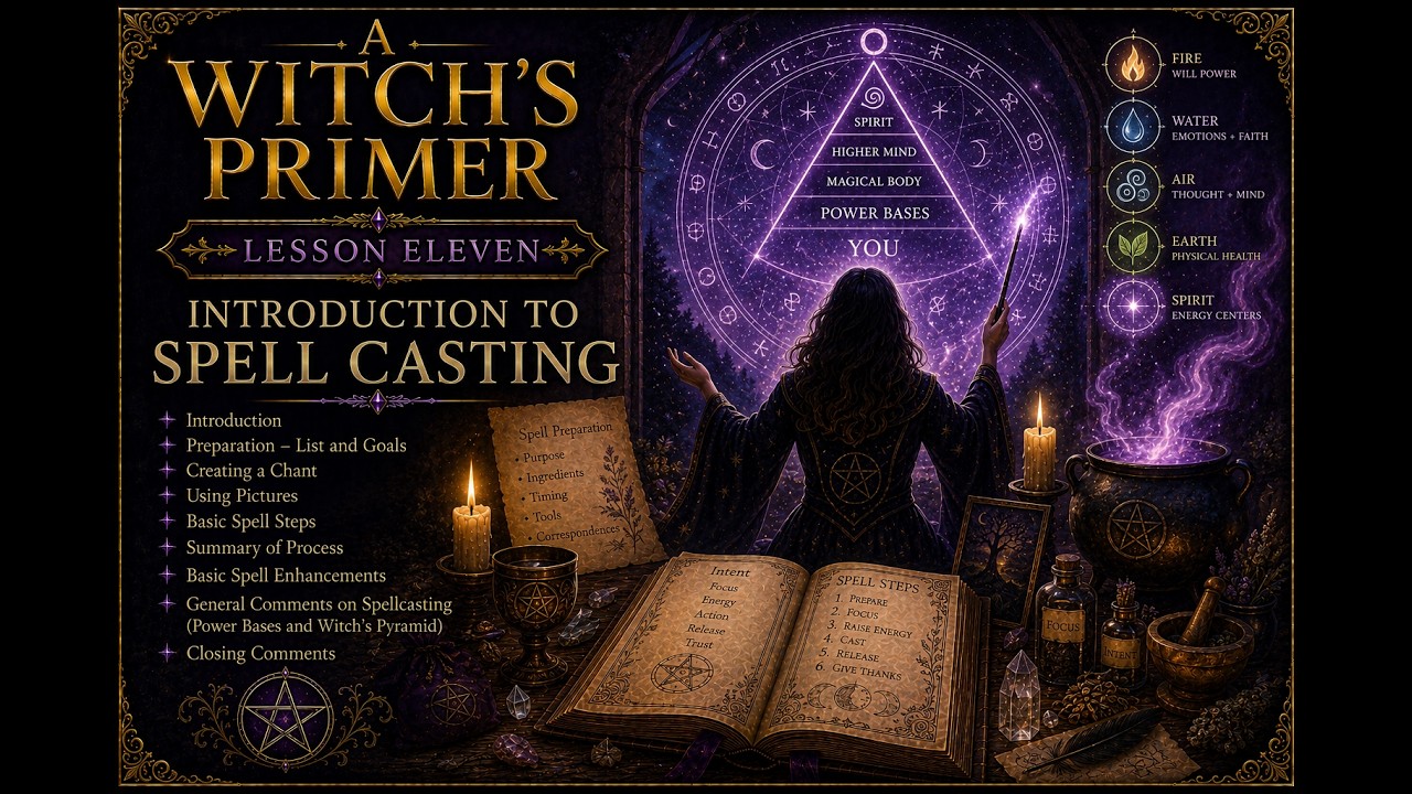 A Witch's Primer: Lesson 11: Introduction to Spell-Casting - Learn Witchcraft