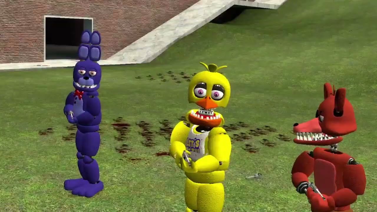 Gmod FNAF NPC Battle! Who Wins: FNAF 1 or FNAF 2!