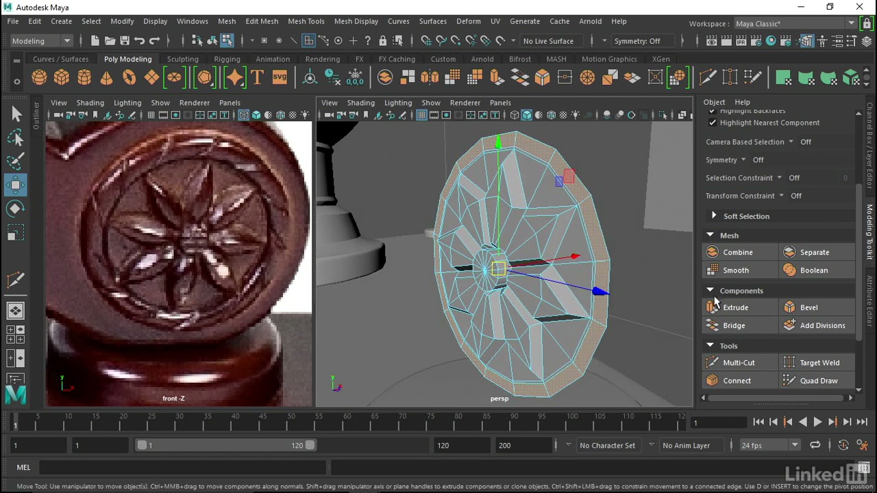 028 Leg blocking - Self Study Maya: Advanced Modeling (English Sub)