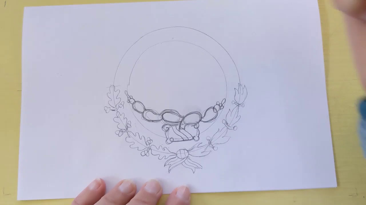 How to draw the Mexican Flag Emblem for Cinco De Mayo