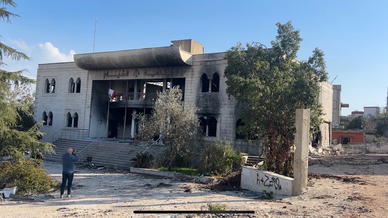 Destruction in the town of Khiam, Lebanon دمار في بلدة الخيام في جنوب لبنان