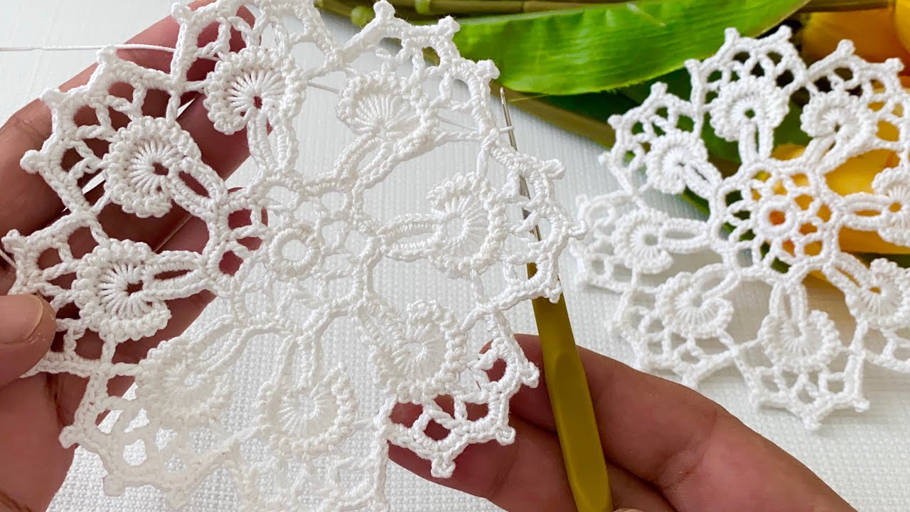 ❄️The Most Beautiful and Different Snowflake I've Ever Seen‼️Crochet Motif Pattern