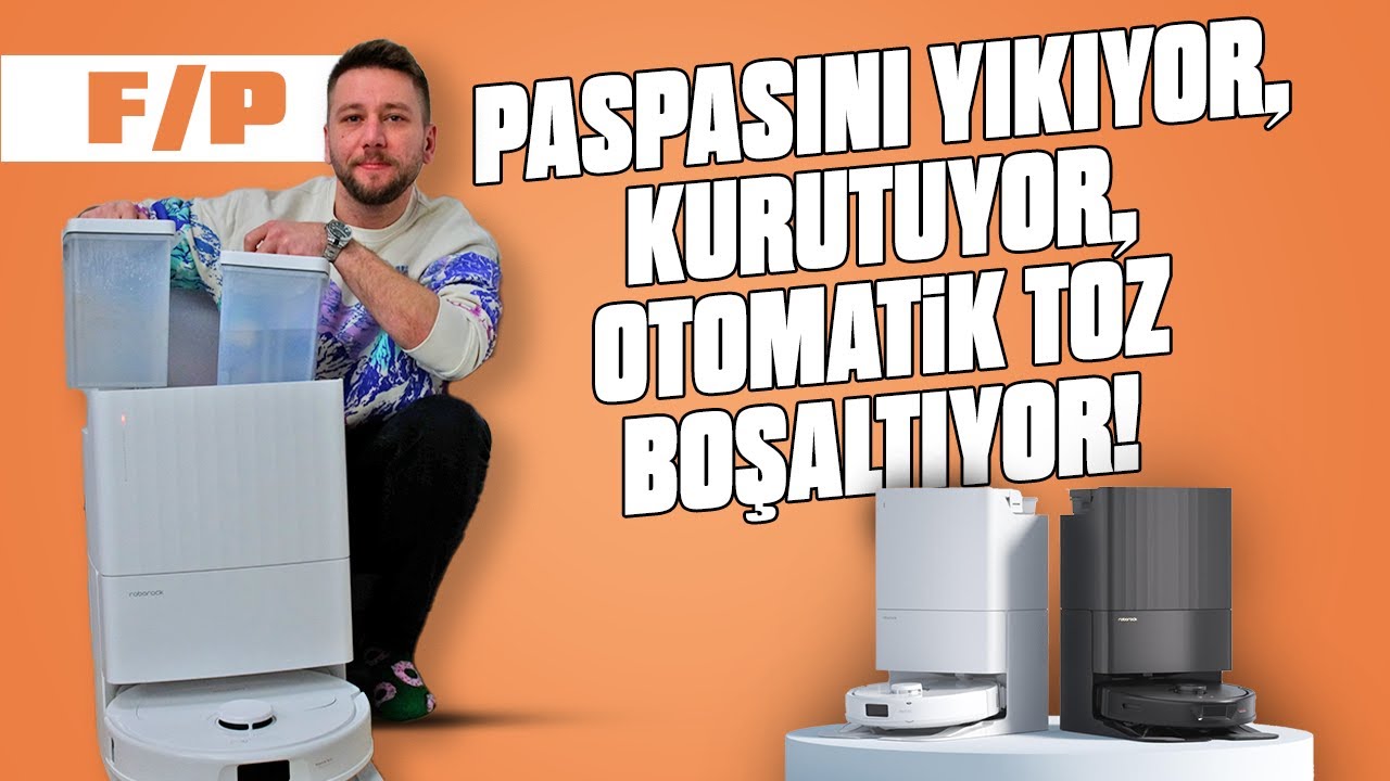 Her şeyi yapan F/P robot süpürge: Roborock Qrevo S