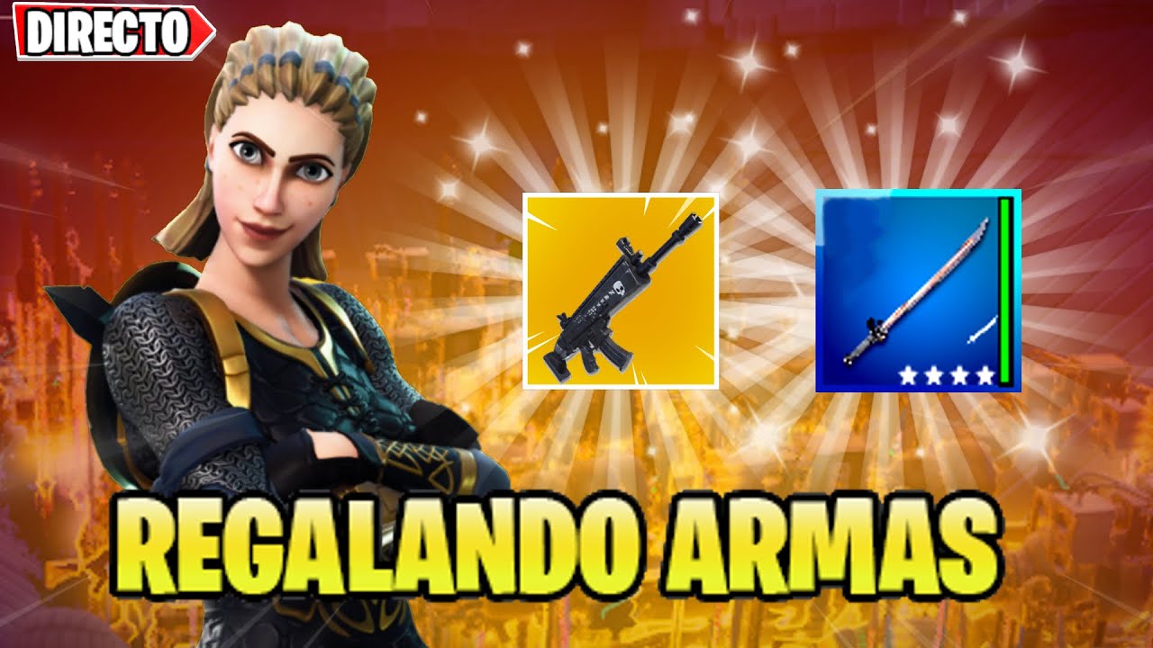 *REGALANDO ARMAS 130 /144* Directo Fortnite Salvar el mundo