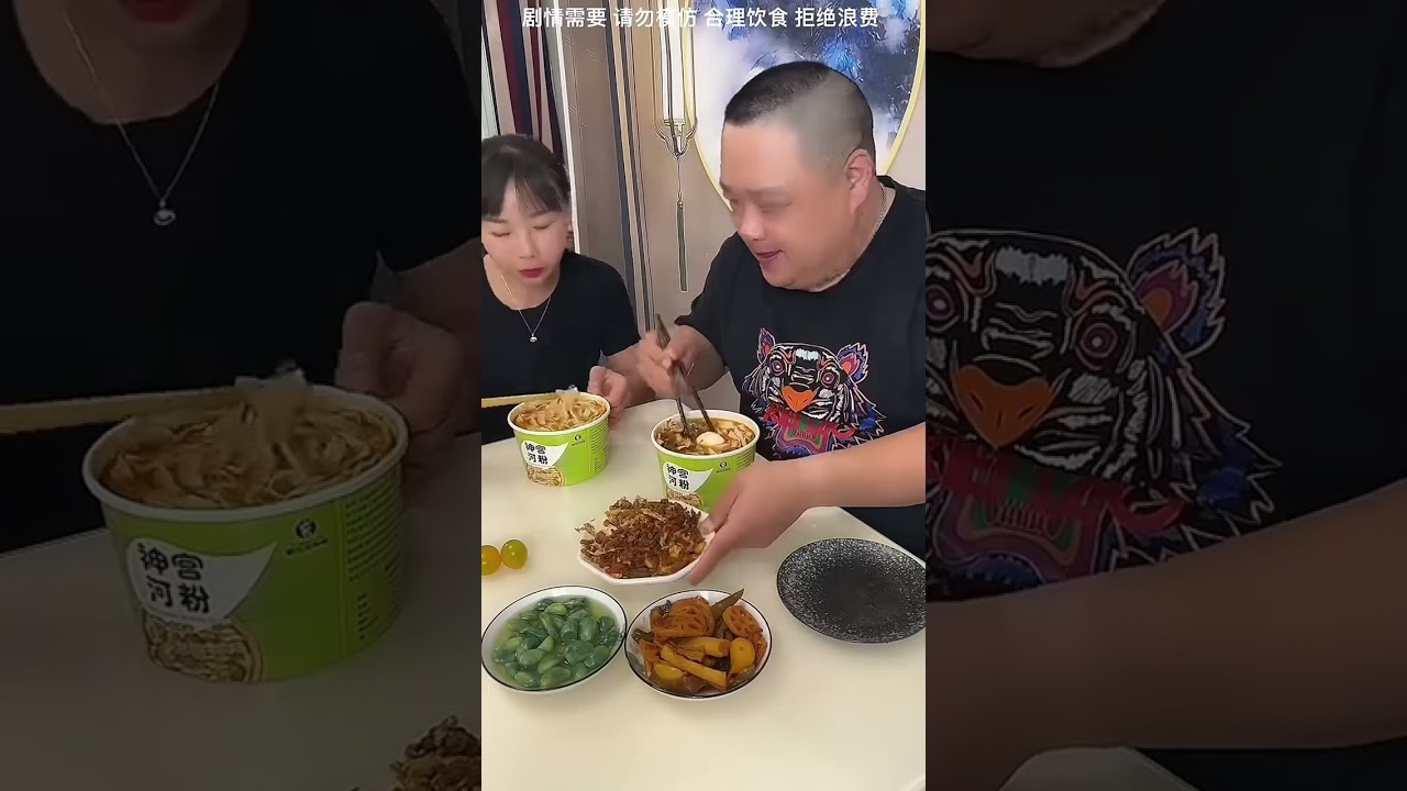The selfish husband didn't get to eat the eggs in the end #food #funny #mukbang #cooking #eating