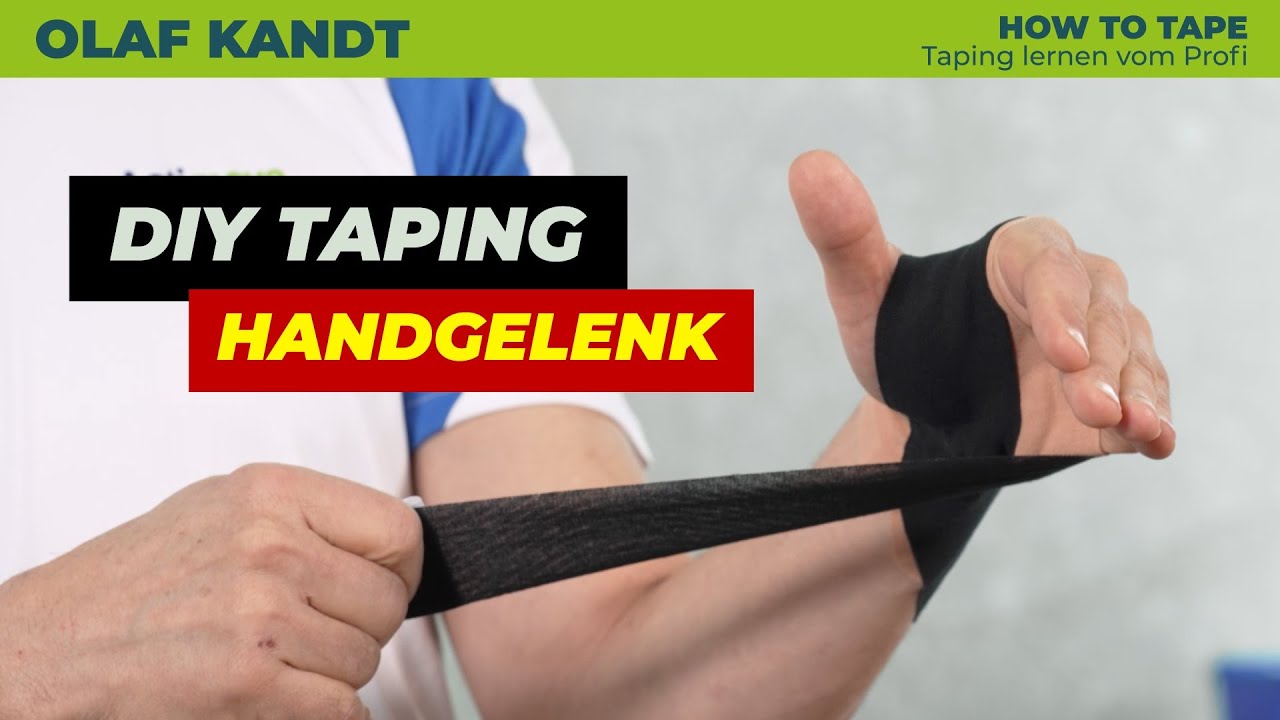 Stabilisiere Dein Handgelenk: DIY Taping Technik