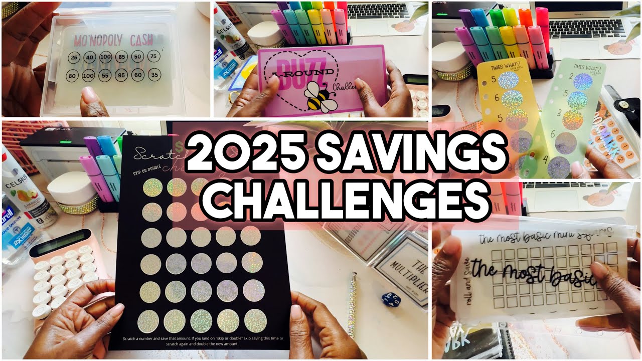 2025 Savings Challenges! Plan to SAVE with me!