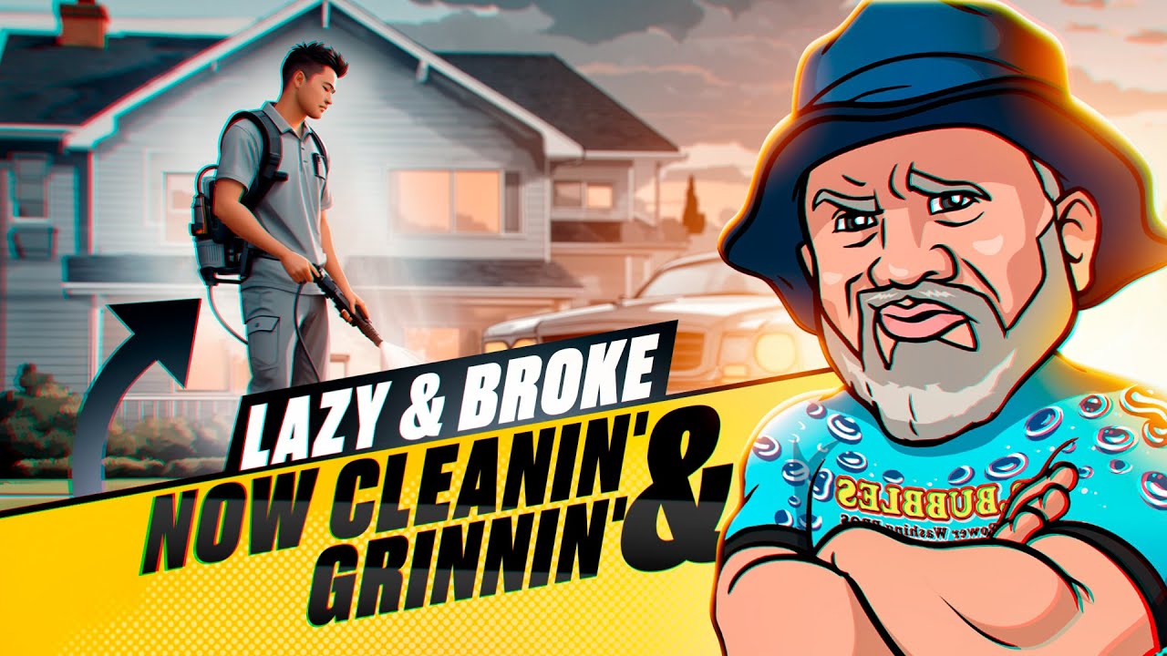 Ep.16  HOW TO Pressure Wash a POOL DECK| Pressure Washing Business