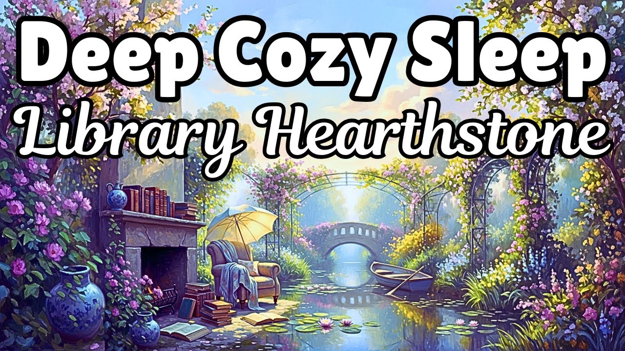 😴 Fall Asleep in Minutes Whispered Library Hearthstone Sleep Story for Grown-Ups