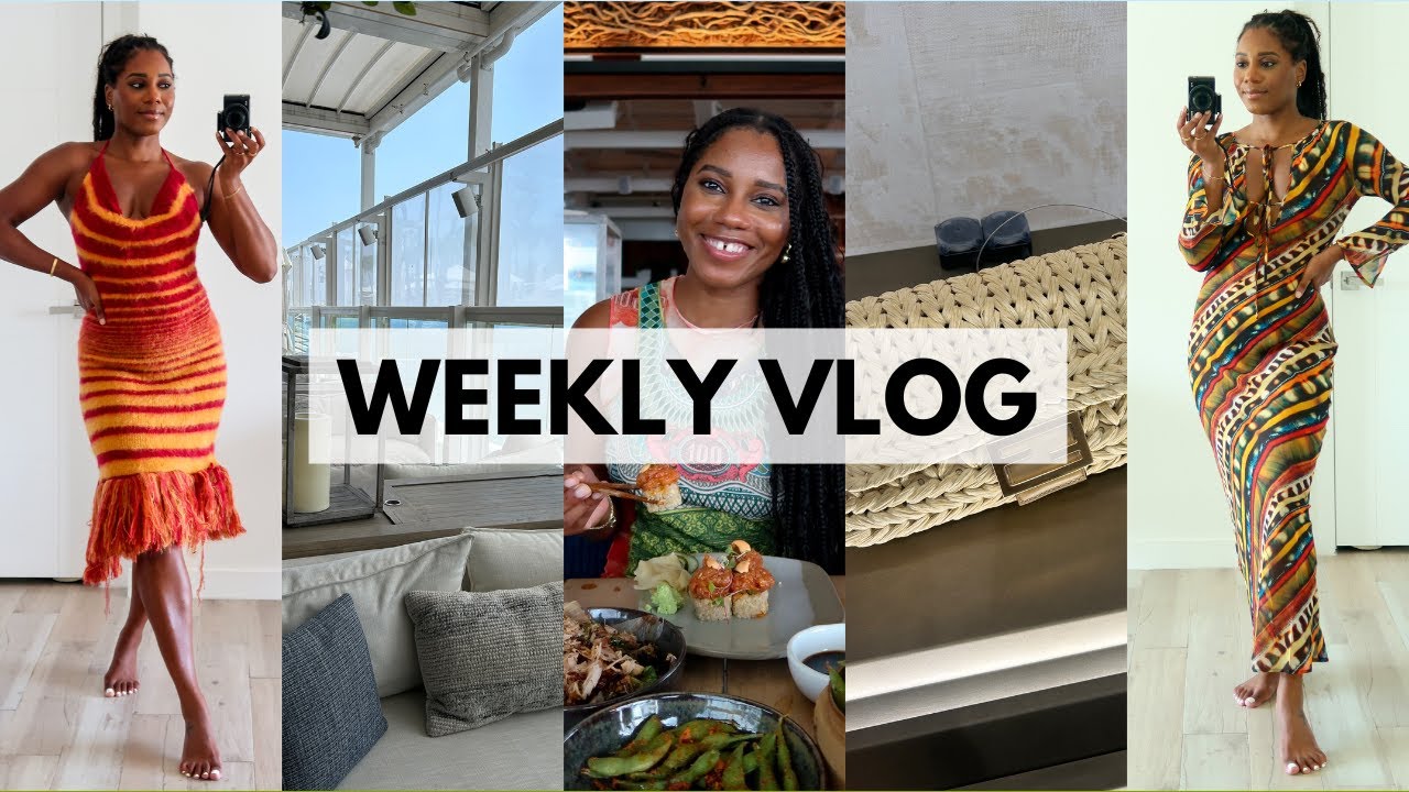 🌴weekly vlog! creator link up, fun restaurants, luxury shopping + end of summer fashion haul 🌴