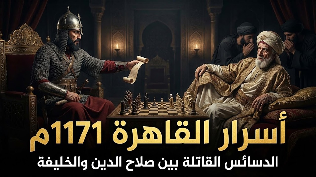 أسرار القاهرة 1171م: الدسائس القاتلة بين صلاح الدين والخليفة الفاطمي الأخير