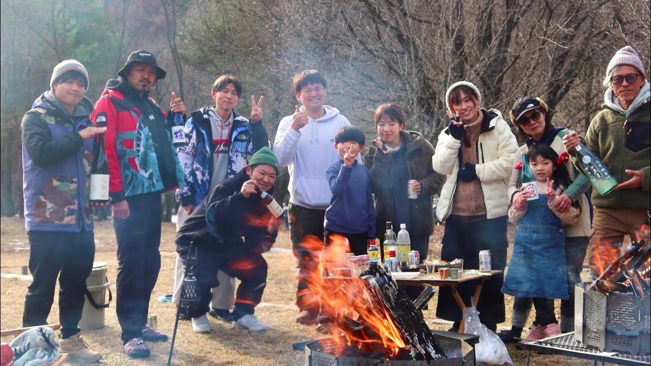 【長野】年越しキャンプは焚き火で締めくくる/ 信州とうみオートキャンプ場グランタ