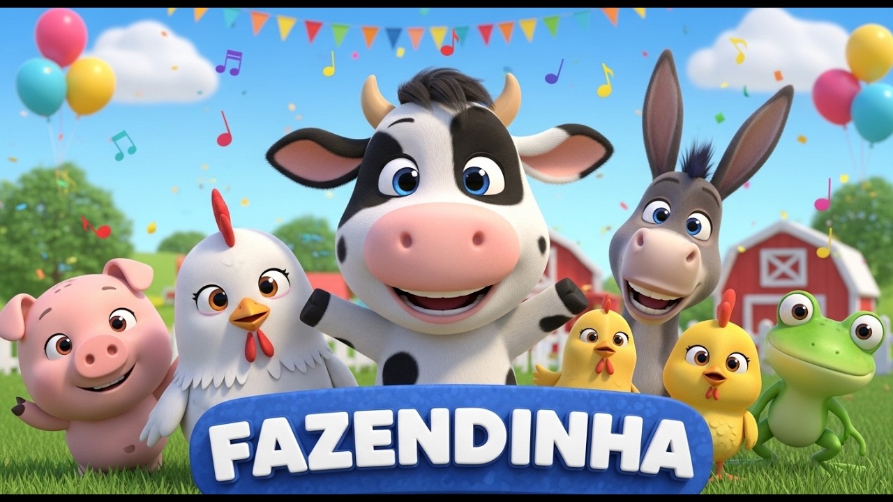 FAZENDINHA FELIZ 🐮🎶 | 30 MINUTOS de Músicas Infantis faca uma descricao