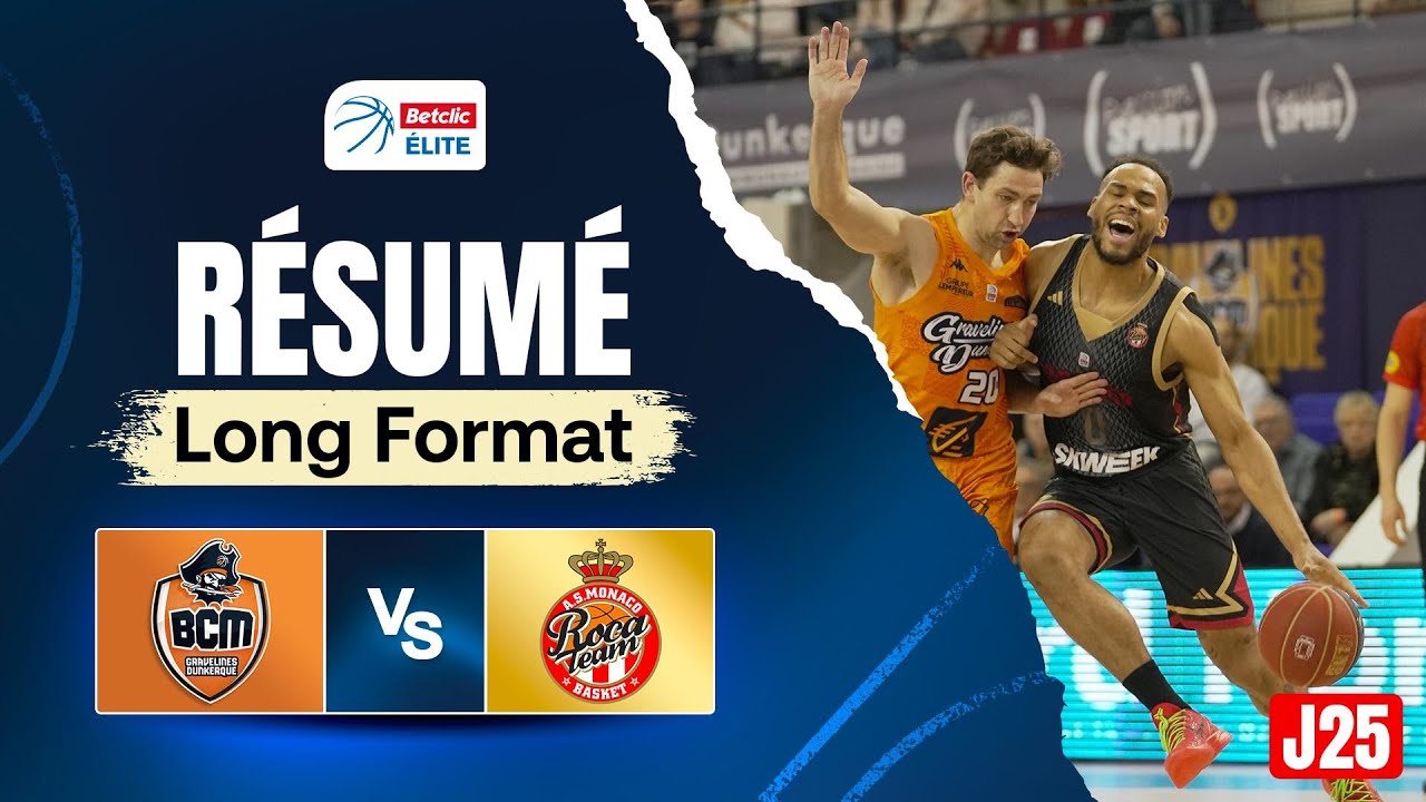 C'était CHAUD dans le Nord ! 🥵 Gravelines-Dunkerque vs Monaco - Résumé - Betclic ELITE J25
