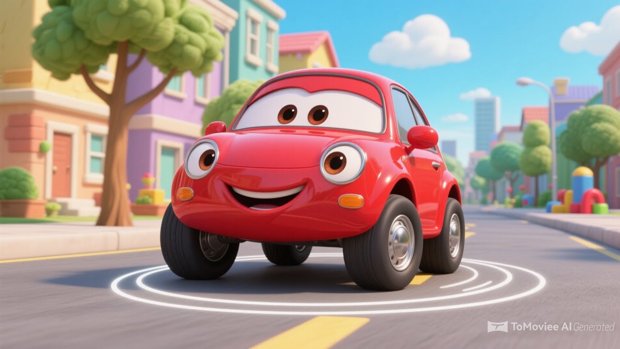 The Wheels on the Car Learn Shapes 🚗⭐ | Shapes Song for Kids | Circle Square Triangle Star