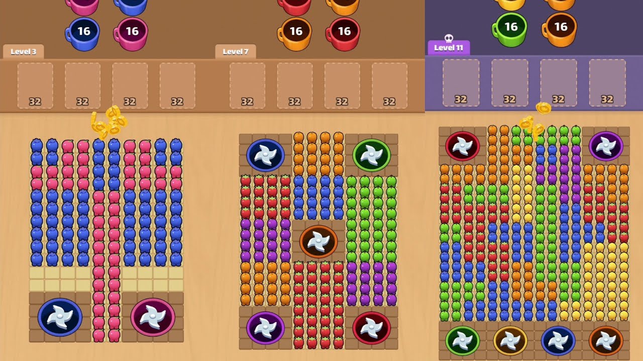 Fruit Hole Juicy Jam | Level 1 - 11 | Gameplay