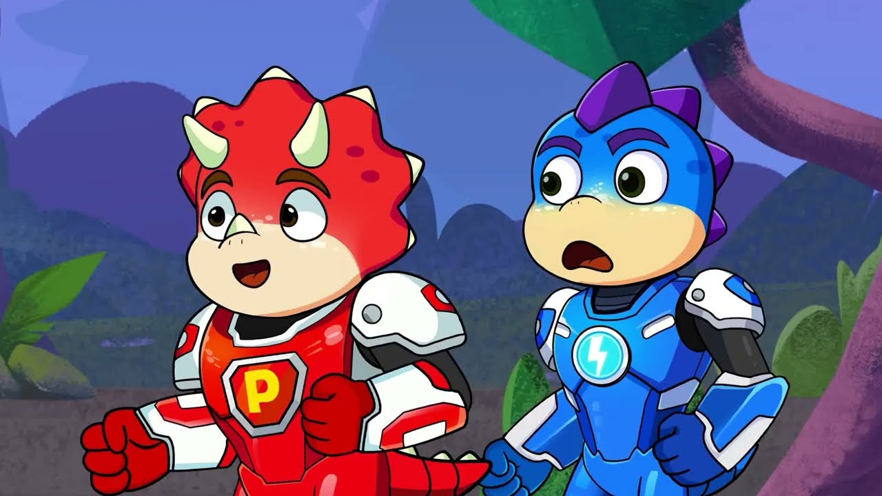 BOLT Turns Into GIANT DINOSAUR! Can Police PYRO & FLORA Explore The Secret? | Dino Action Animation
