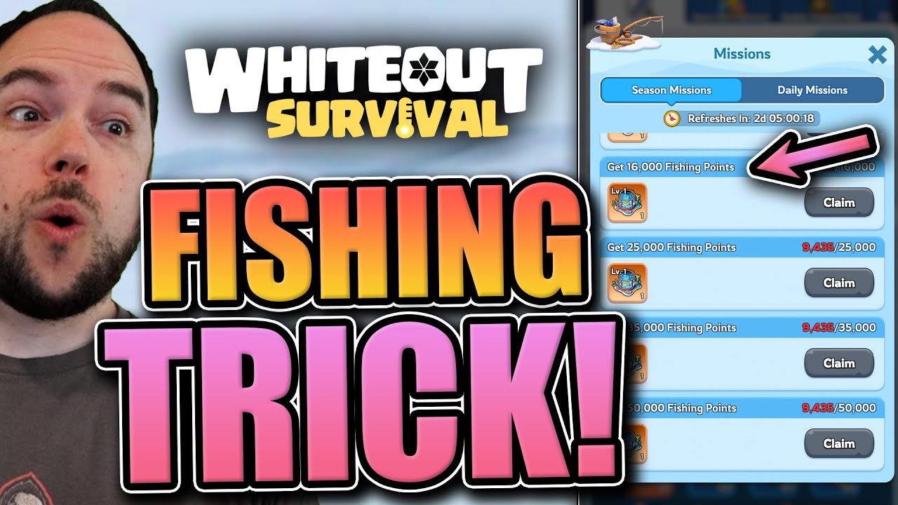 Simple fishing trick for fast points! [new cosmetic!] Whiteout Survival