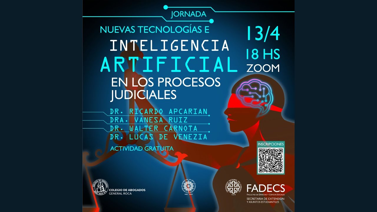 Jornada “Nuevas Tecnologías e Inteligencia Artificial en los procesos judiciales”