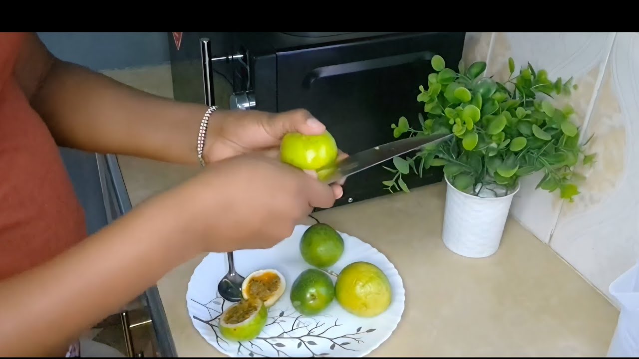 From Passion Fruit to Fresh Juice in Minutes|| homemade Passion Juice