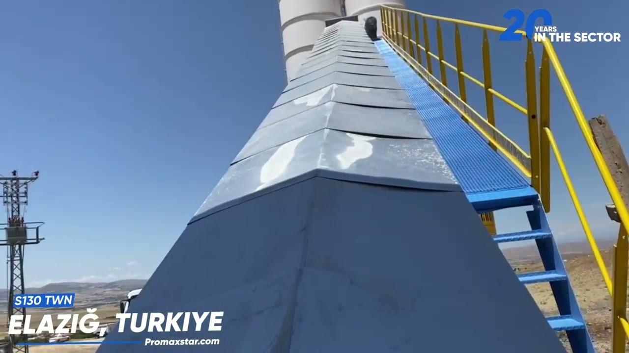 S130 TWN Elazığ, T&uuml;rkiye - Sabit Beton Santrali - Stationary Concrete Batching Plant