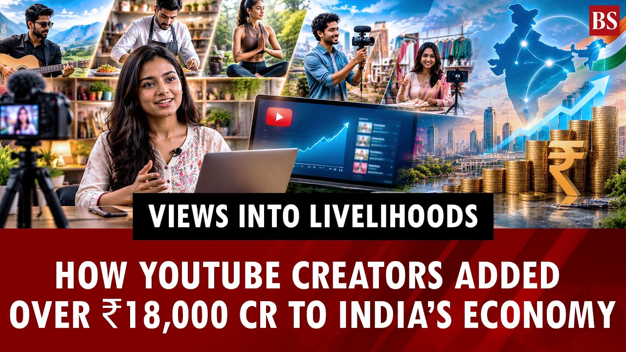 How YouTube creators added over ₹18,000 crore to India&rsquo;s economy