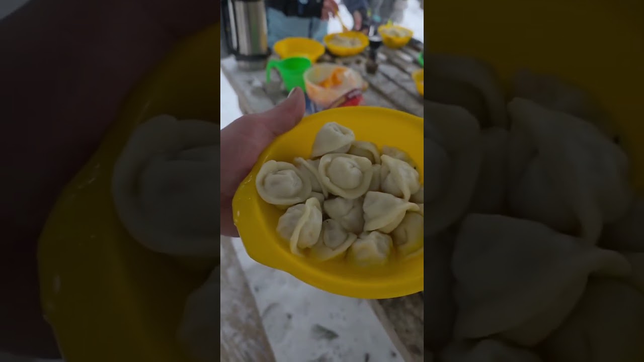 Ездили пельмешки в лесу кушать)))