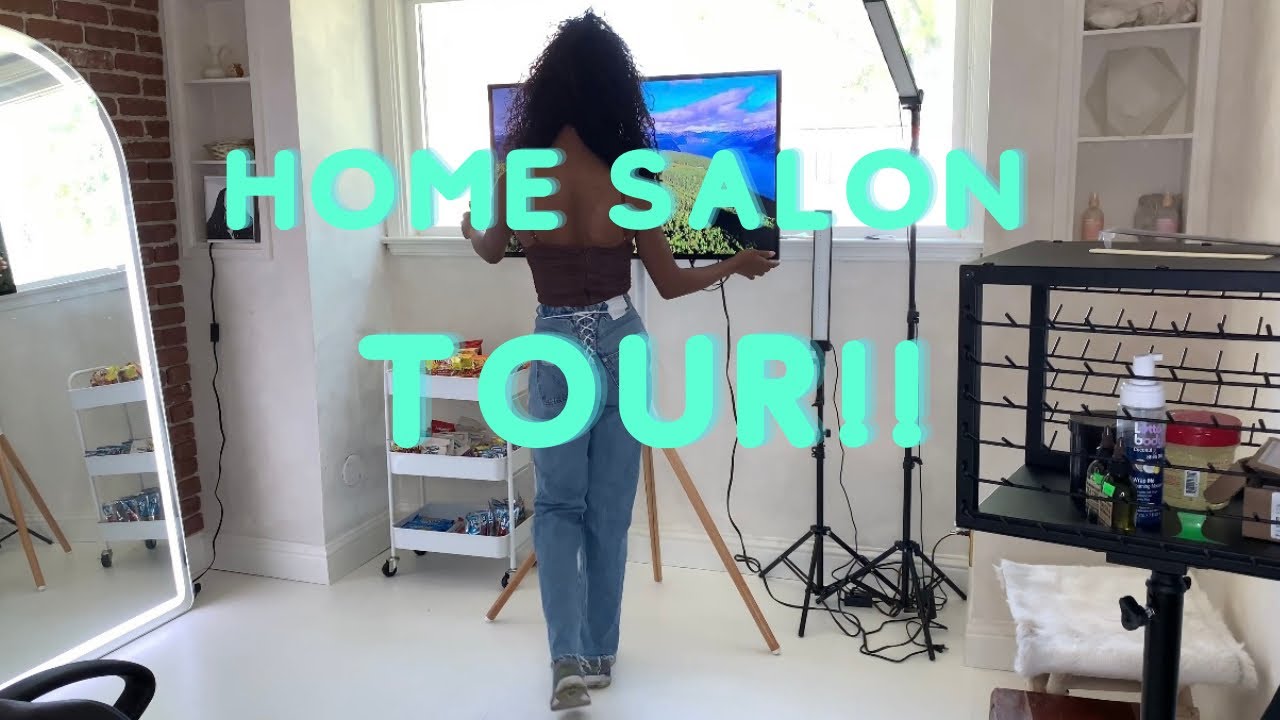 Salon Tour/ In Home Salon ✨ Product Links Included