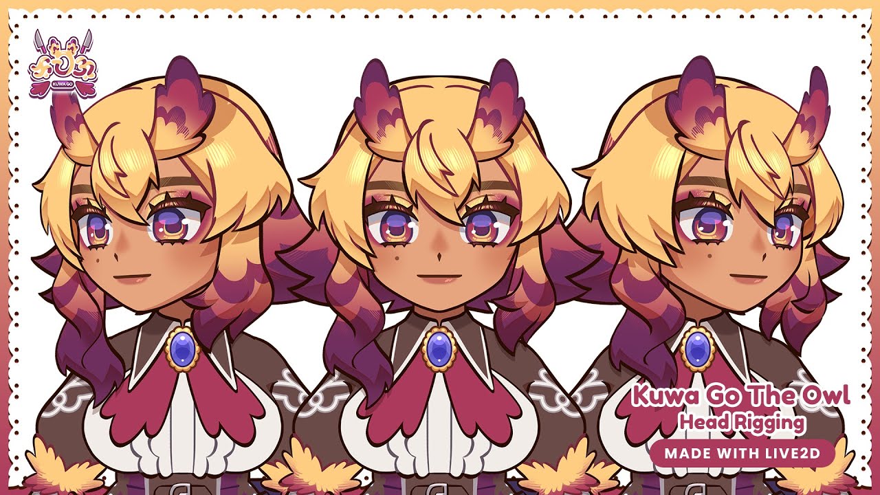 VTuber Head Rigging | Kuwa Go The Owl