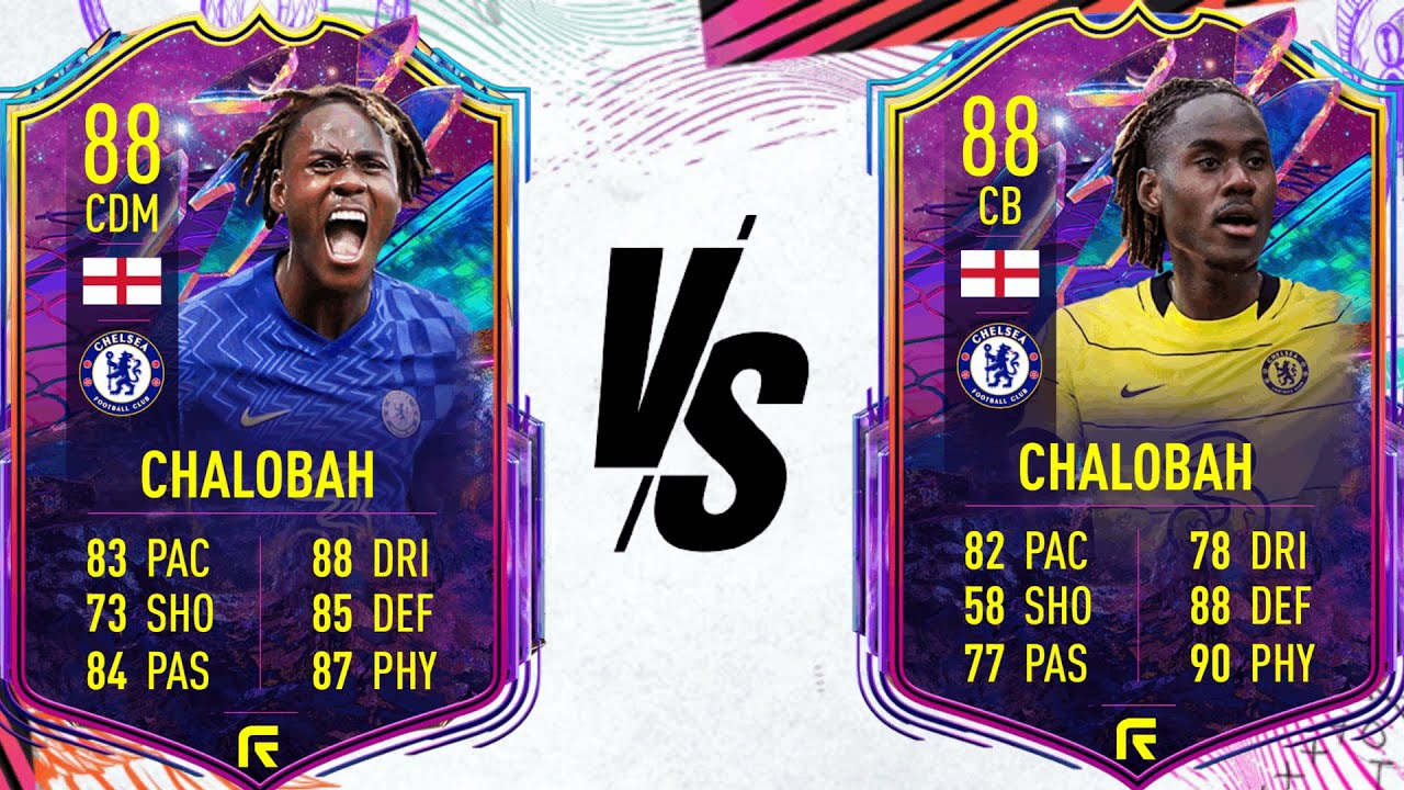 FUTURE STARS CDM CHALOBAH VS CB CHALOBAH PLAYER REVIEW | WHO TO CHOOSE? | FIFA 22 ULTIMATE TEAM