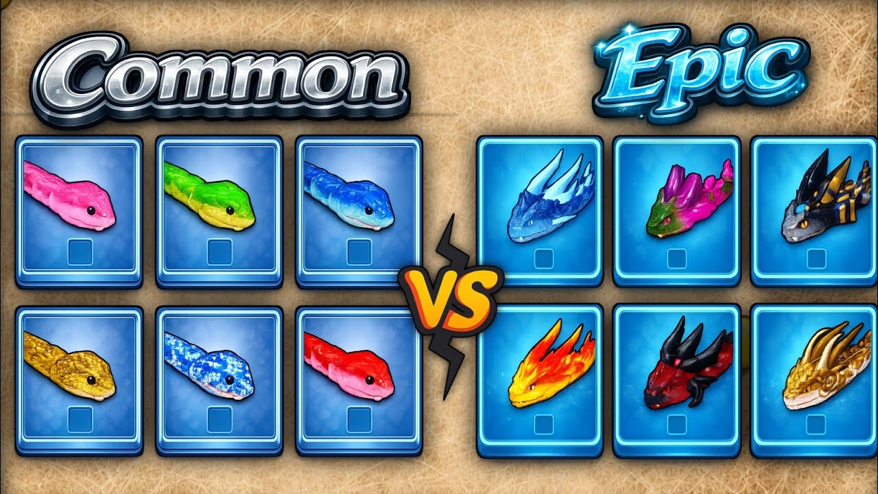 😱SNAKE CLASH IO: COMMON 🆚 EPIC—MAX LEVEL SKIN COMPARISON! WHICH SNAKE SKIN IS ACTUALLY BETTER?🔥 #194