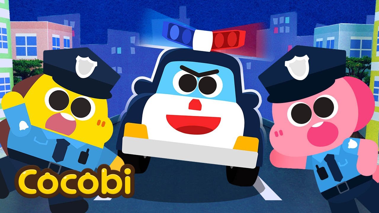 Ada Pencuri! Mobil Polisi Meluncur!🚓💨 | Lagu Anak-anak | Kids Songs | Cocobi