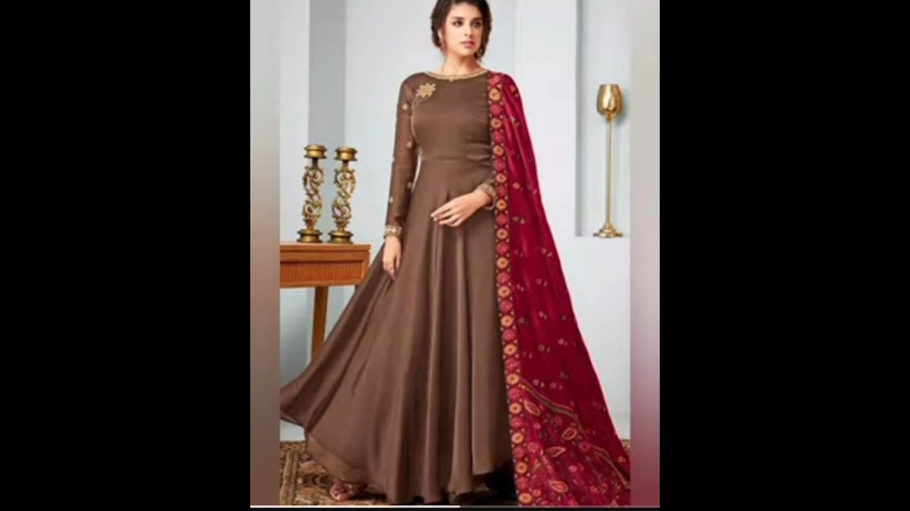 #Most Trending Party Wear Dress # viral soft color dress 