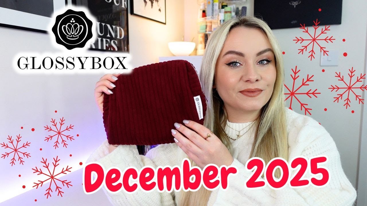 ПРЕДВАРИТЕЛЬНЫЙ ВЗГЛЯД 👀 РАСПАКОВКА GLOSSYBOX ДЕКАБРЬ 2025 И КОД СКИДКИ 🌟 | MISS BOUX