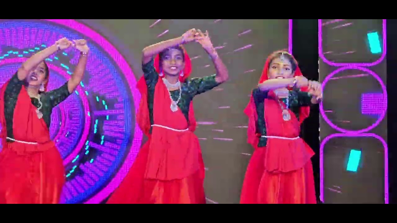 My daughter School annual day dance program