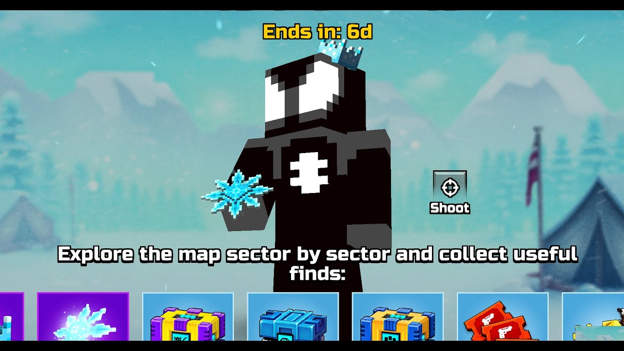 FINALLY playing the new xmas events ❄️ - pixel gun 3d