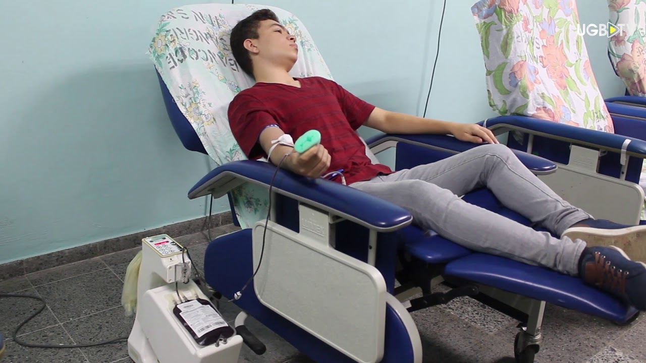 Donación de sangre en el Hospital San Juan de Dios, San Miguel.