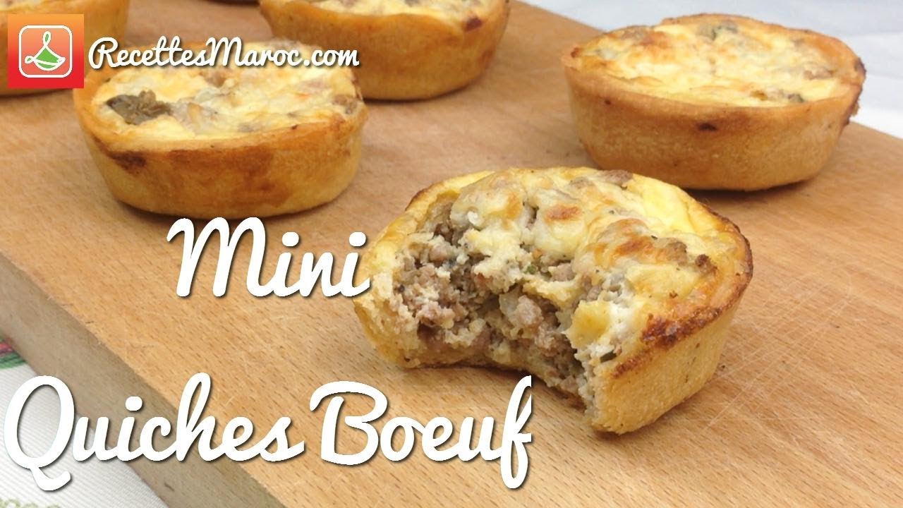 Recette Mini Quiches au Boeuf Haché (Ramadan)