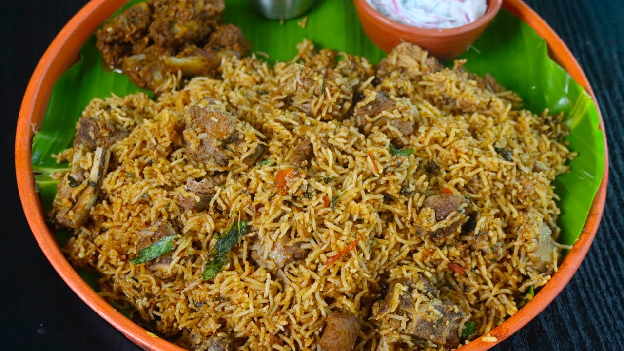 Mutton Biryani in cooker/Mutton Biryani in tamil/Cooker Mutton Biryani