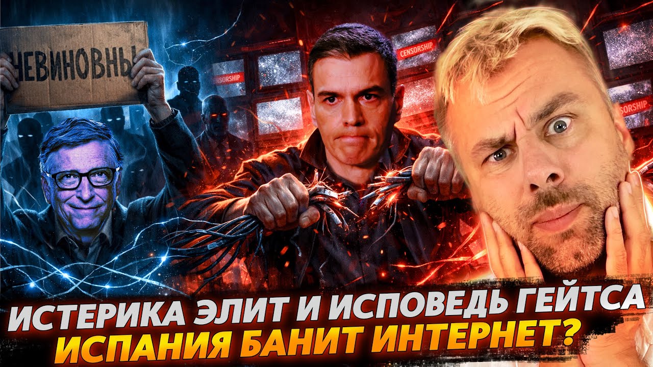 Истерика элит и исповедь Гейтса | Испания банит интернет
