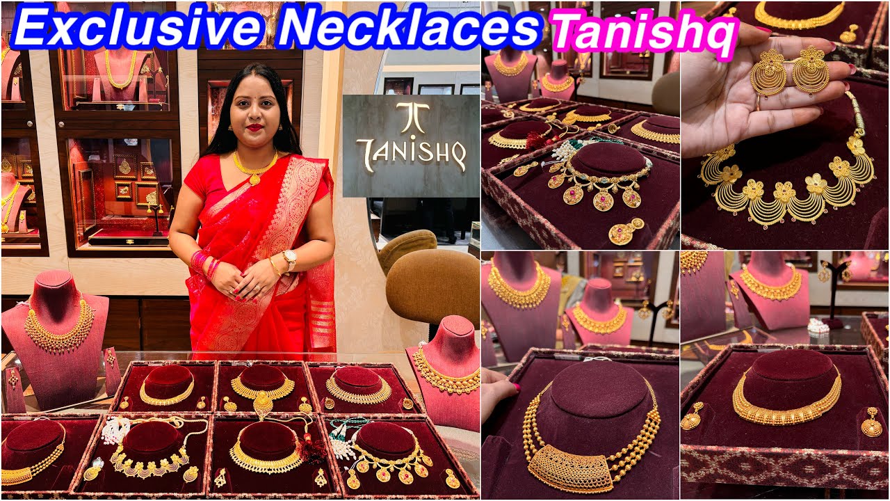😳Exclusive & Traditional gold necklace sets from Tanishq,Shantiniketan|Dhanteras &Durga Puja special