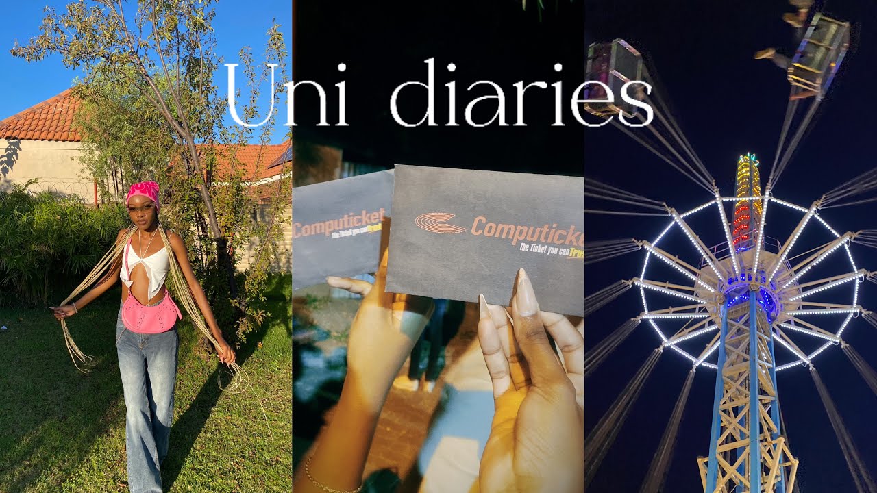 Uni diaries: A week in the life of a university student. | South African YouTuber.