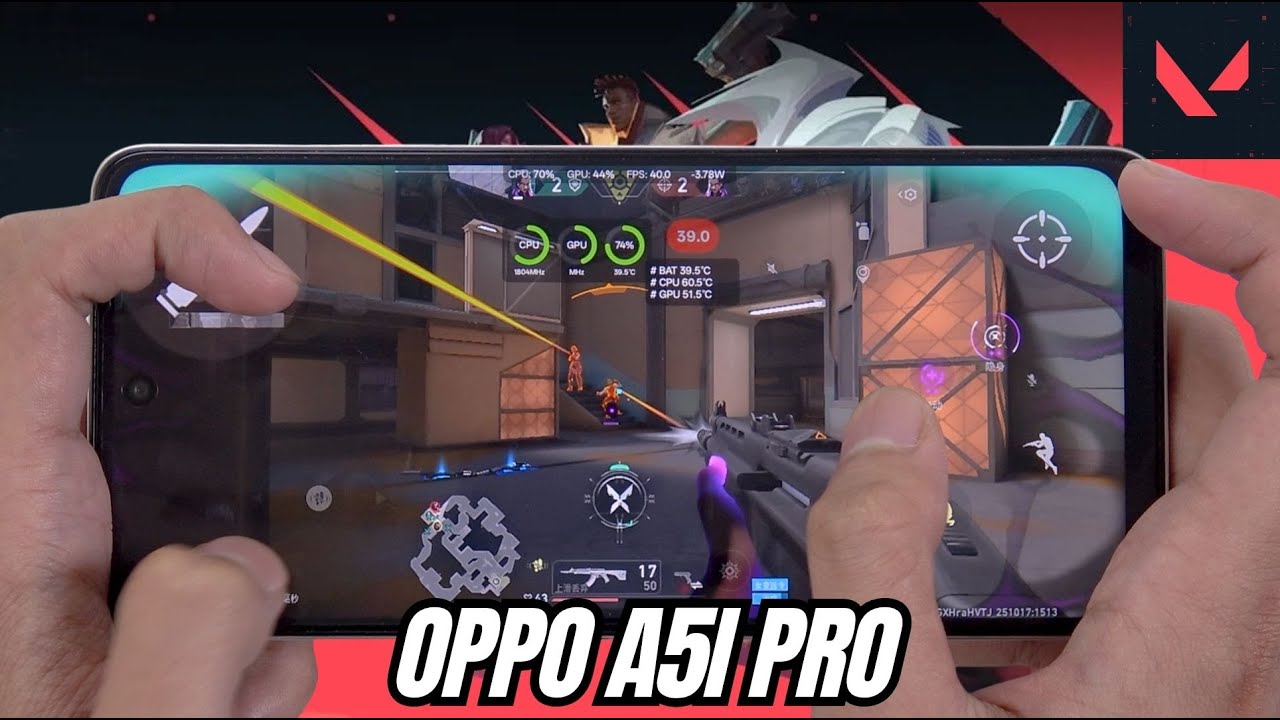 Oppo A5i Pro test game Valorant Mobile | Snapdragon 6s Gen 1