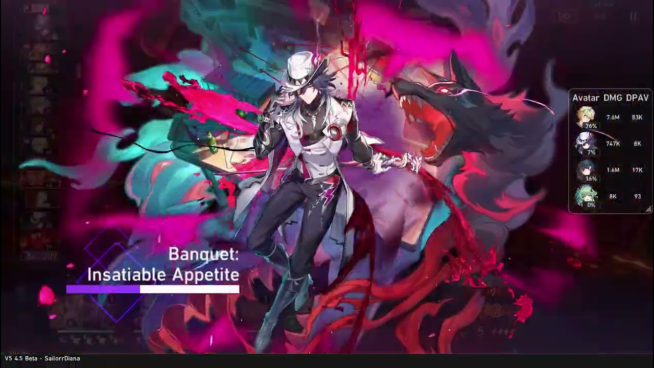 V5 is here!! E1s1 Aventurine is the best dps in game. Ft fua team.