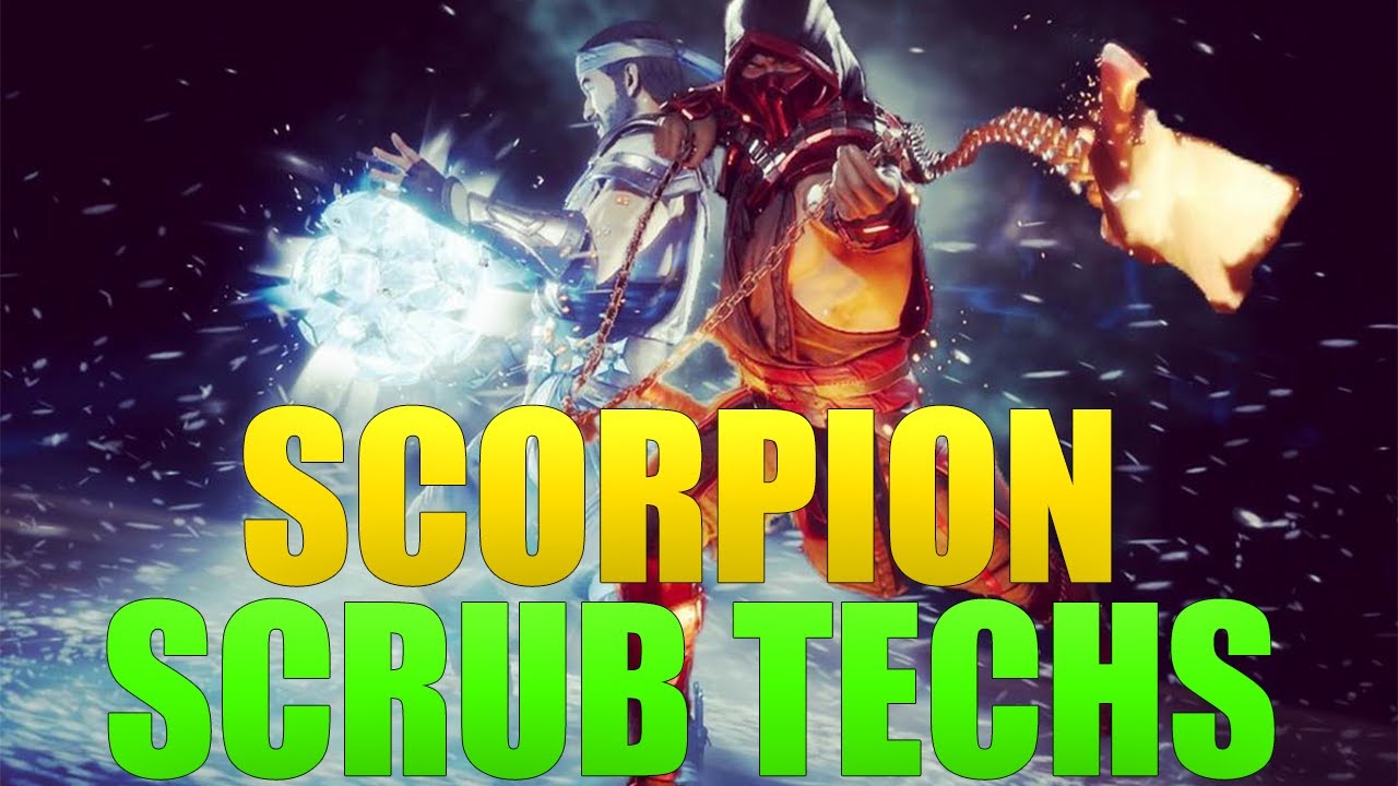 MK11 - Scorpion guide (techs & some combos) all normals + Reborn & Searing Rage - Mortal Kombat 11