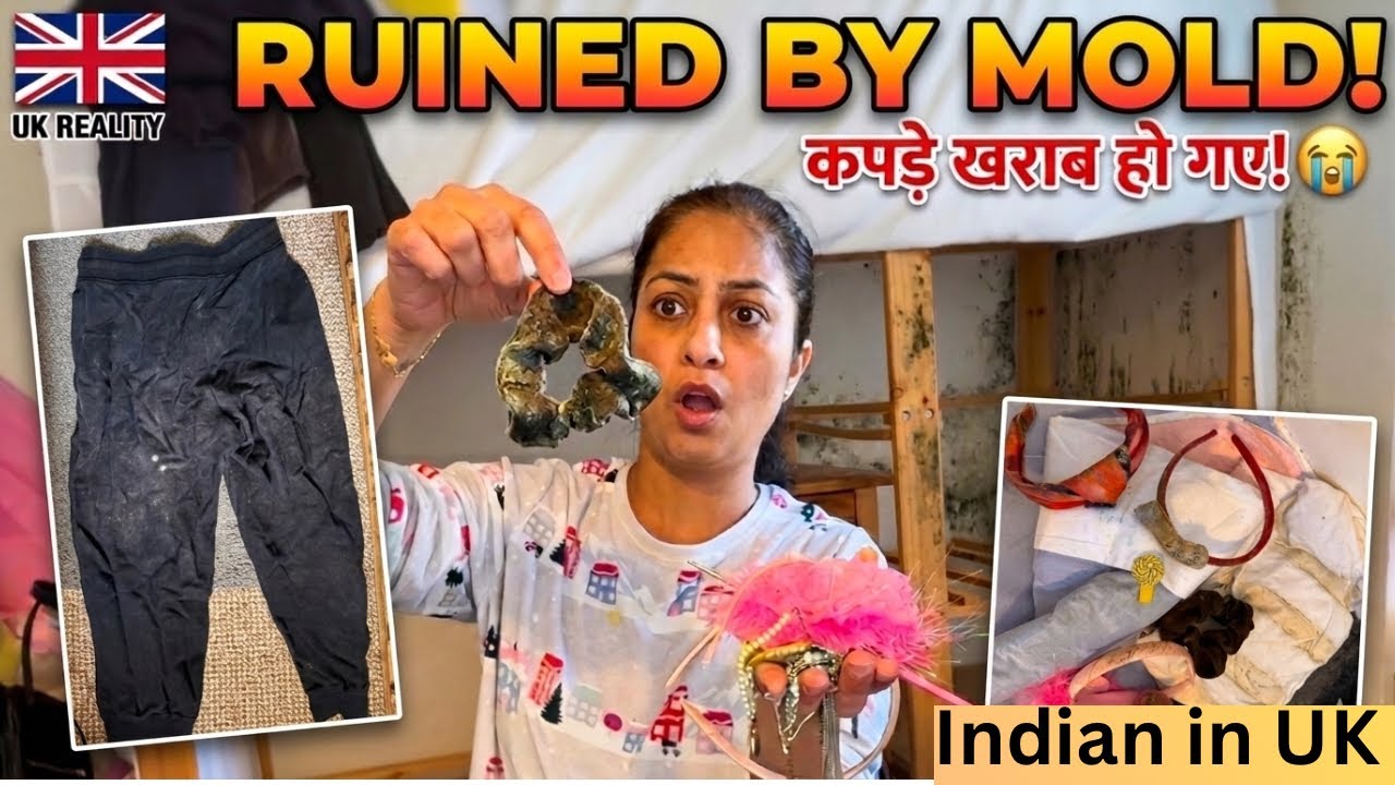 Mold Ruined My cloths || indian mom in UK life 