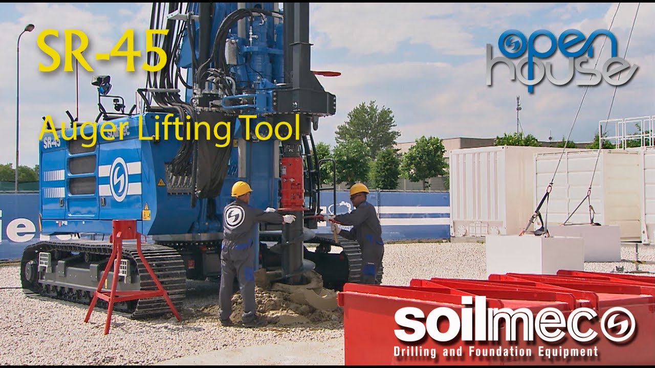 SR-45 CFA with auger lifting tool