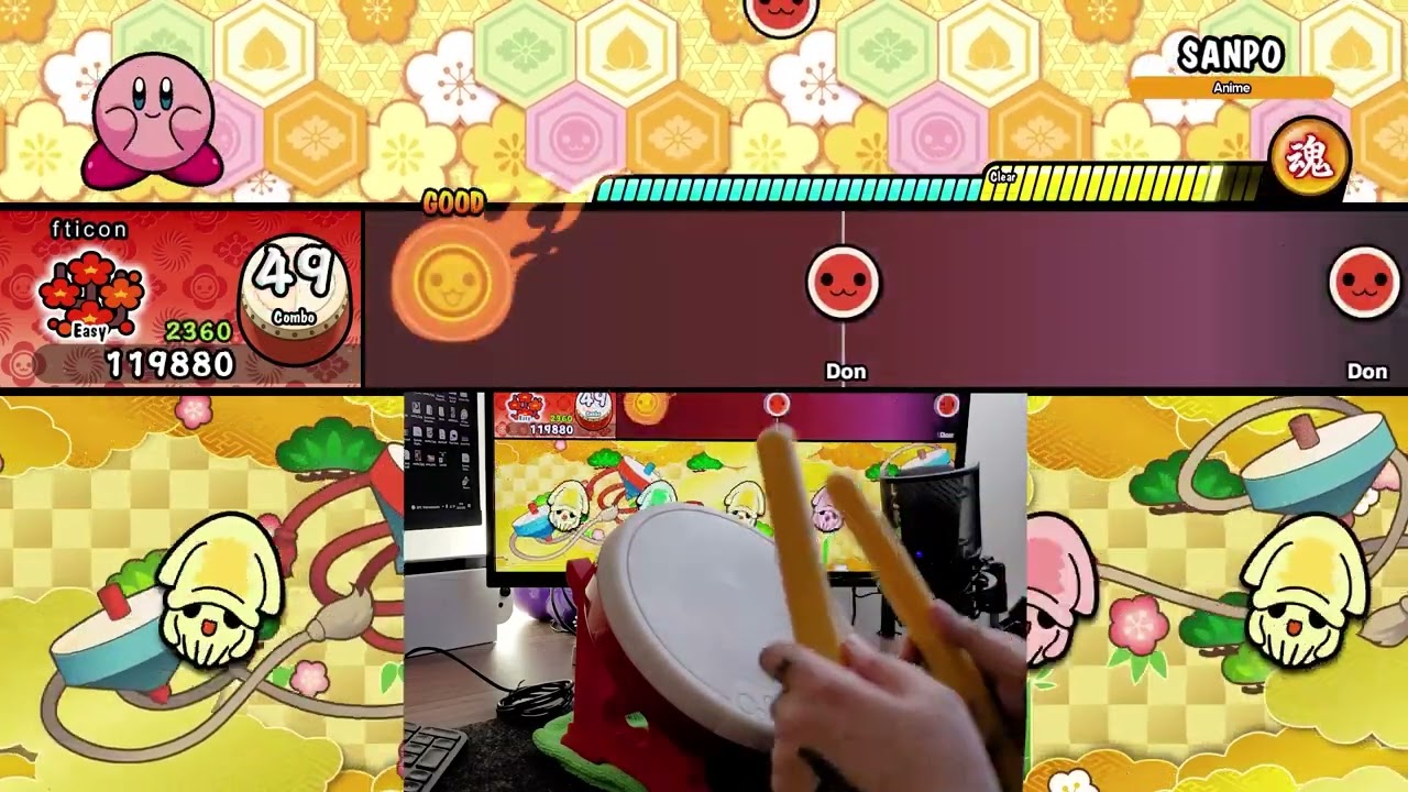 SANPO [easy 1⭐] &bull; Taiko no Tatsujin: Drum 'n' Fun! &bull; Nintendo Switch
