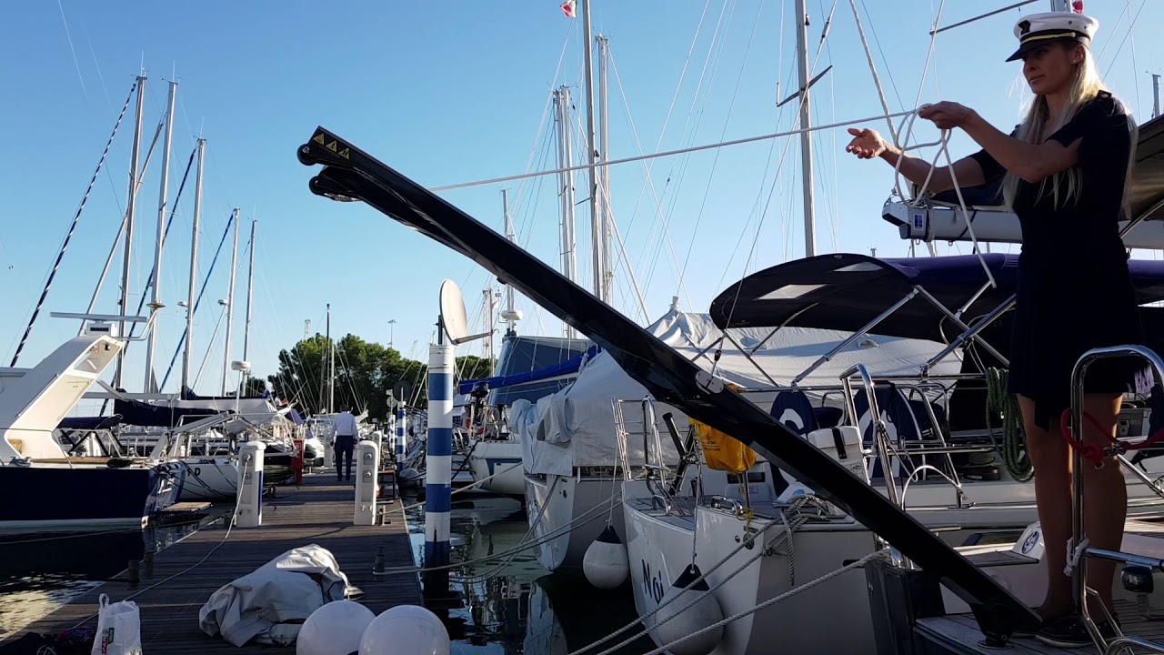 GS Composite - How to lift carbon gangway GS Composite with lifting rope